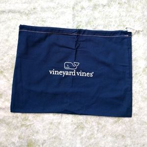 Vineyard Vines Canvas Drawstring Navy Blue Dust Bag